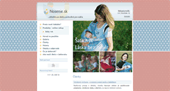 Desktop Screenshot of nosenie.sk
